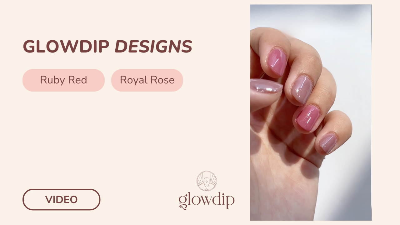Ruby Red + Royal Rose - Glada kombinationer för alla tillfällen