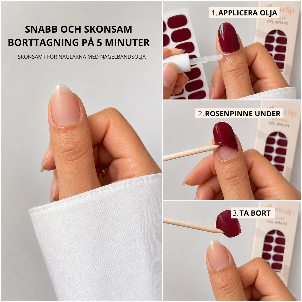 UV-Free Gel Wrap Bundle 3+1 Gratis