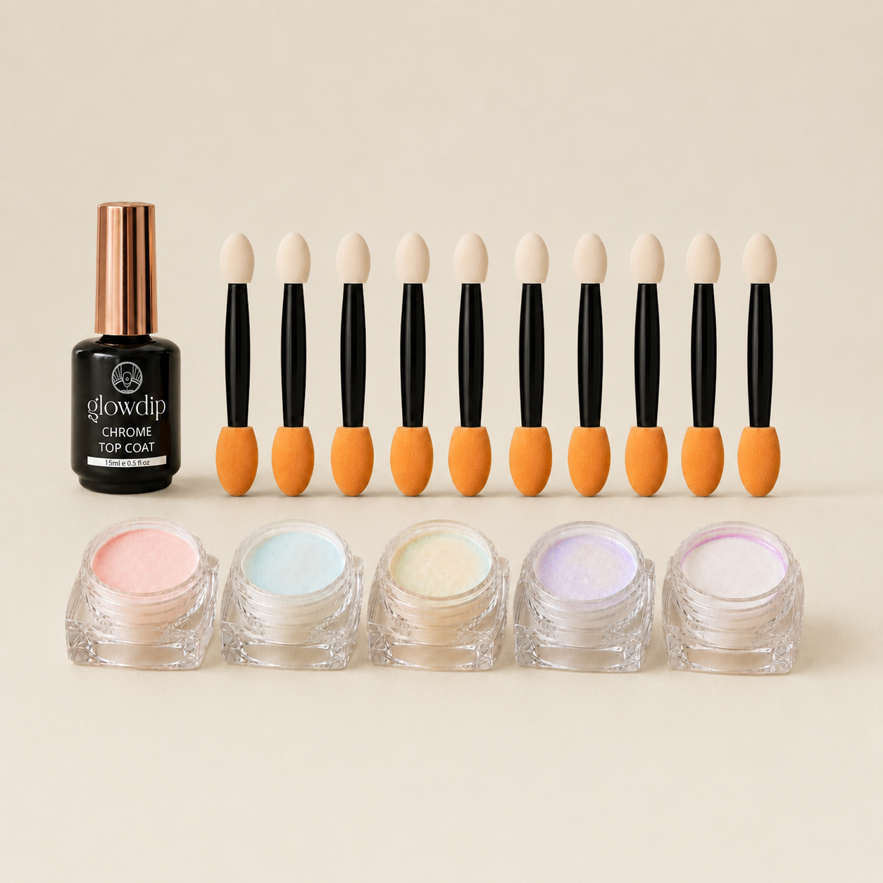 Chrome Powder-Paket (5 färger)