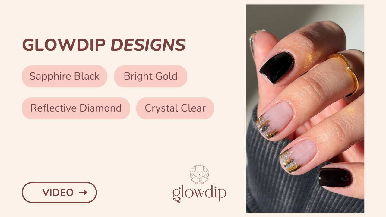 Sapphire Black + Bright Gold + Reflective Diamond + Crystal Clear