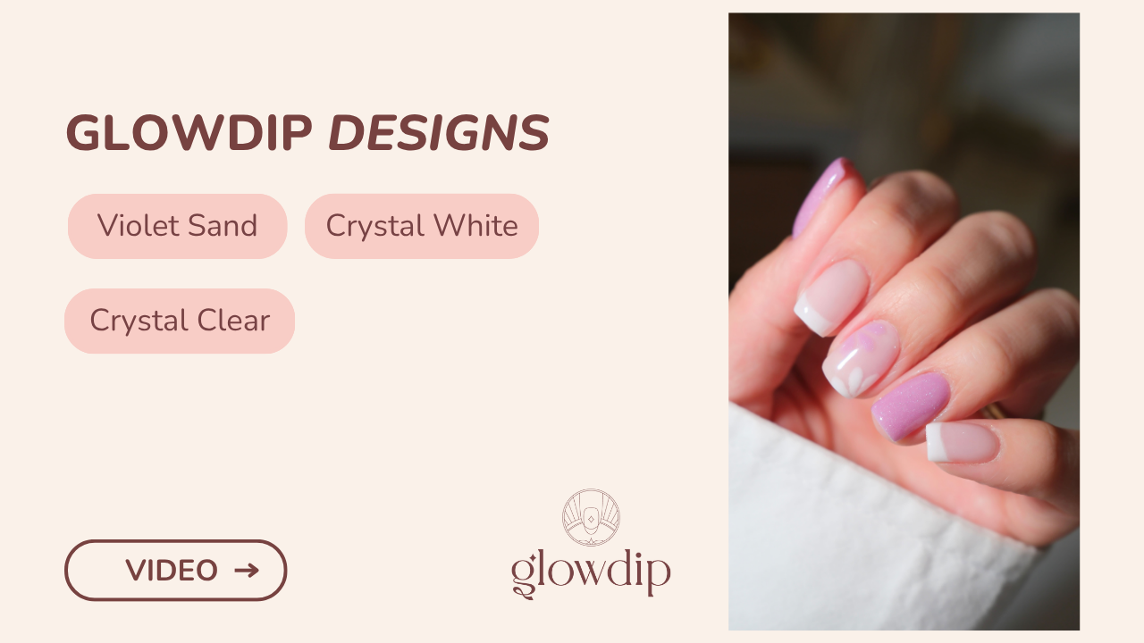 Violet Sand + Crystal White + Crystal Clear