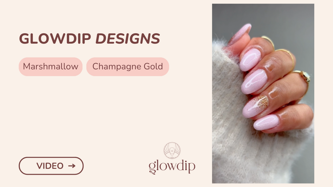 Marshmallow + Champagne Gold - Blush och bling