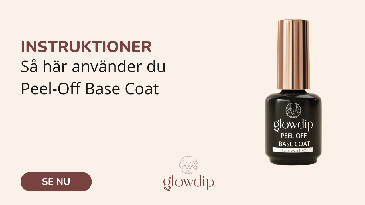 Så här använder du Peel-Off Base Coat
