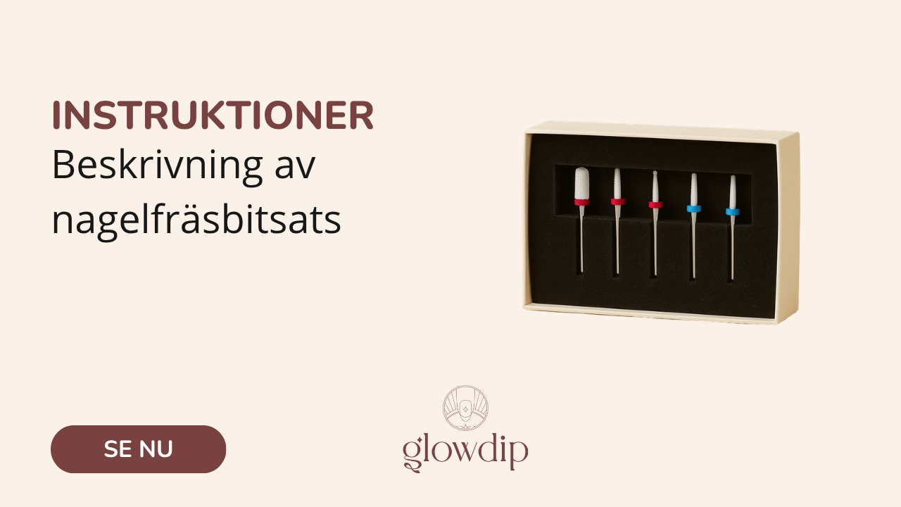 Beskrivning av nagelfräsbitsats