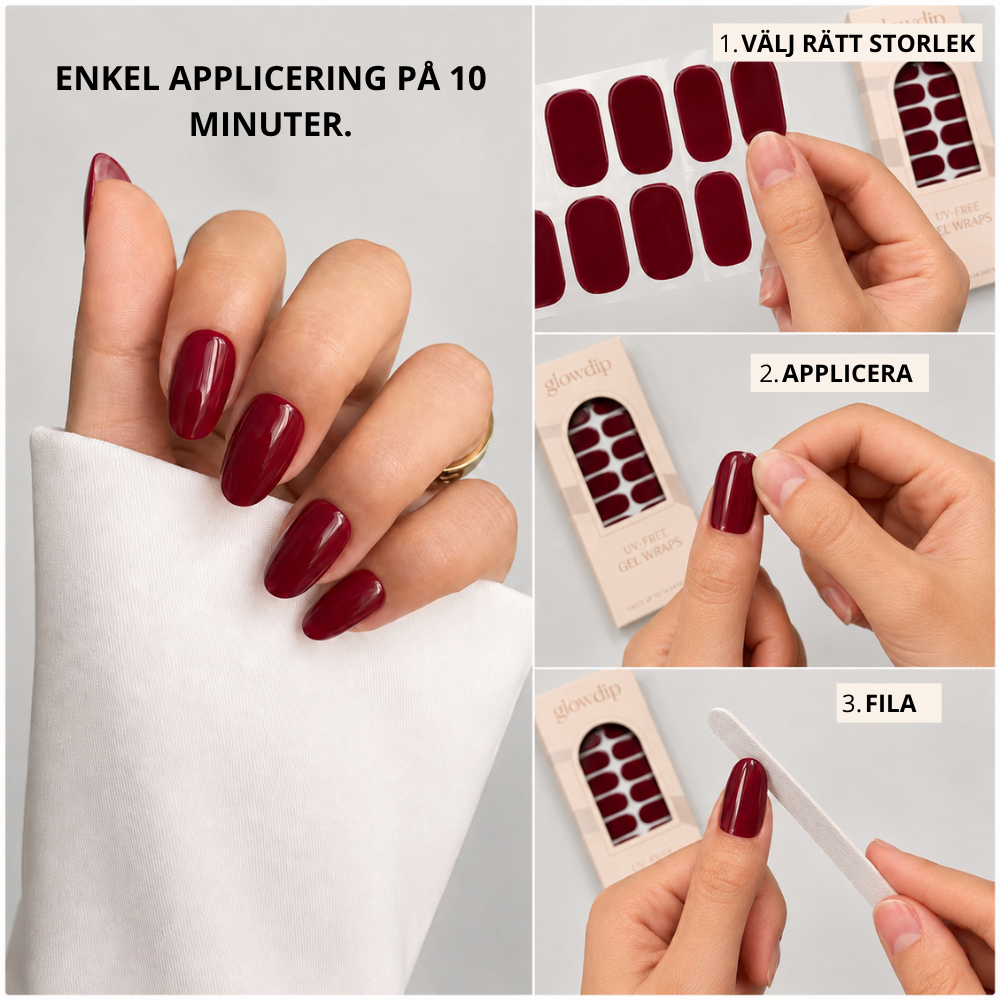 UV-Free Gel Wrap Bundle 3+1 Gratis