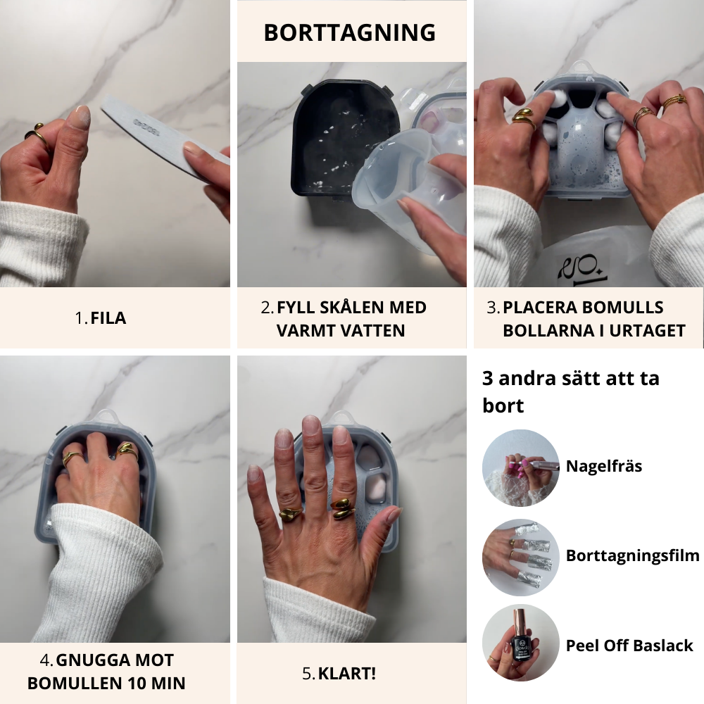 Glowdip Allt-i-ett Manikyrset