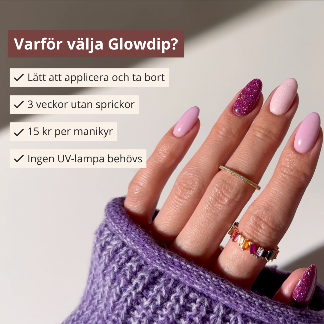 Glowdip Allt-i-ett Manikyrset