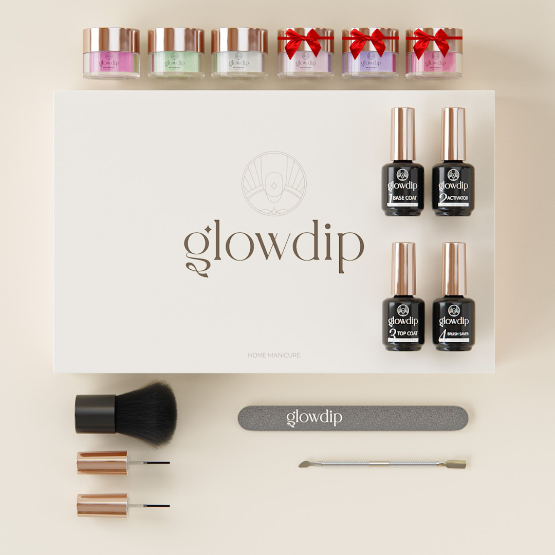 Glowdip Allt-i-ett Manikyrset